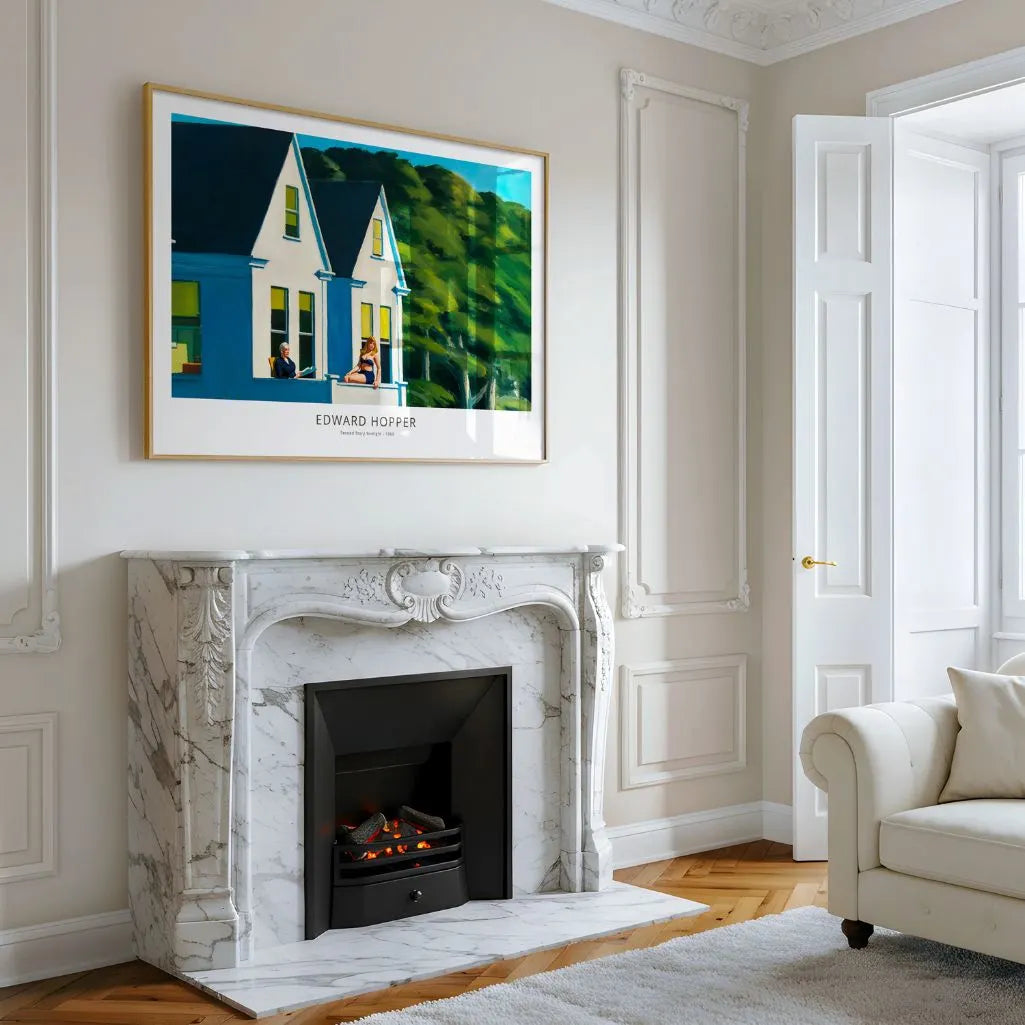 Plakat Edward Hopper – Światło słoneczne na piętrze 1960