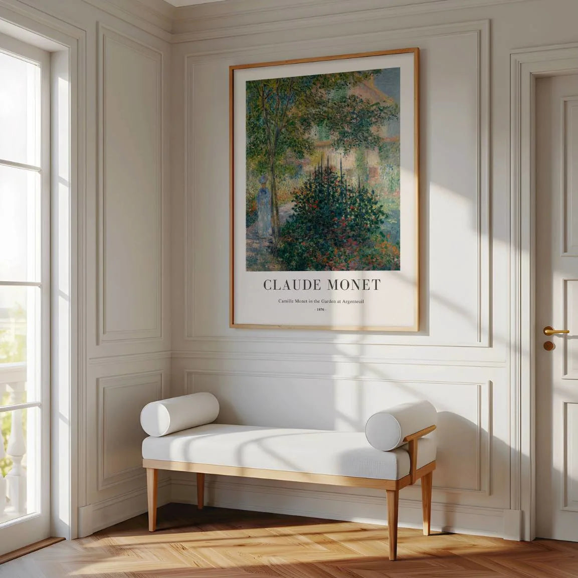Plakat Claude Monet – Camille w ogrodzie
