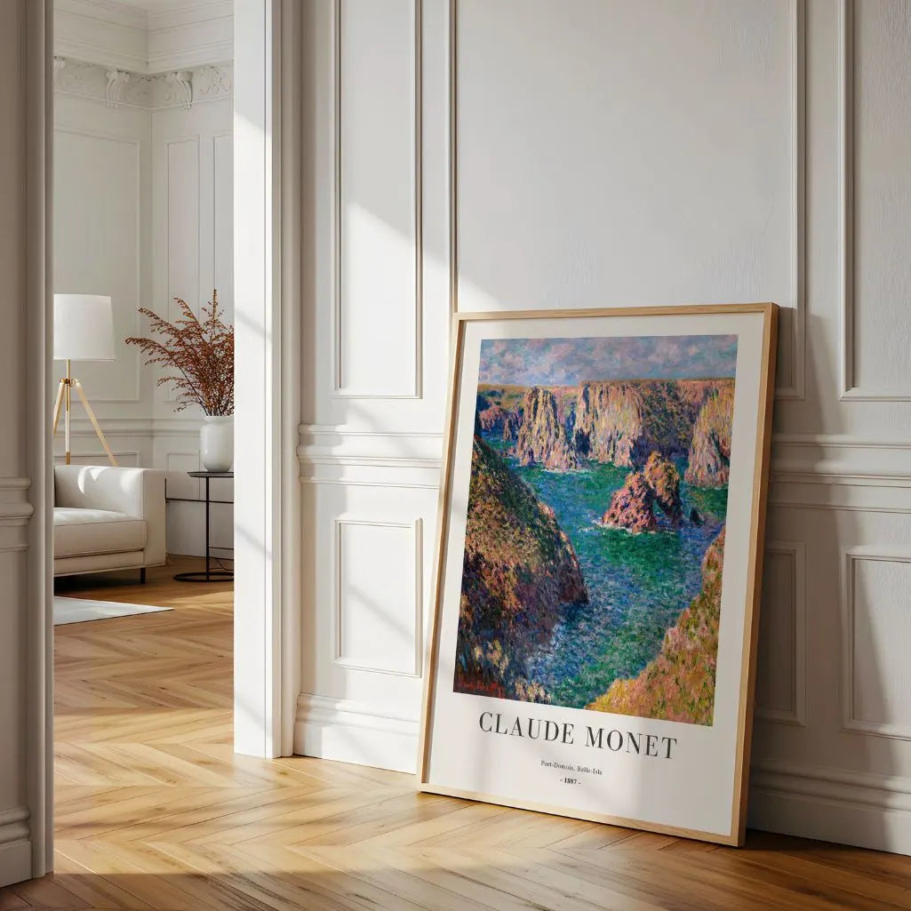 Claude Monet – Port-Domois, Belle-Île (1887) Plakat