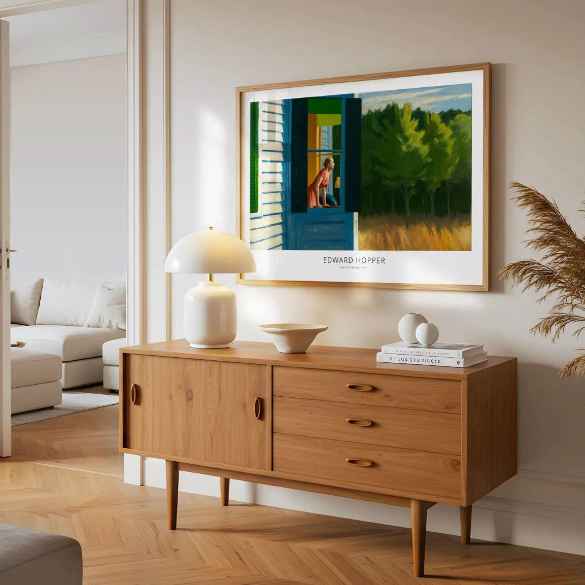 Plakat Edward Hopper – Poranek w Cape Cod