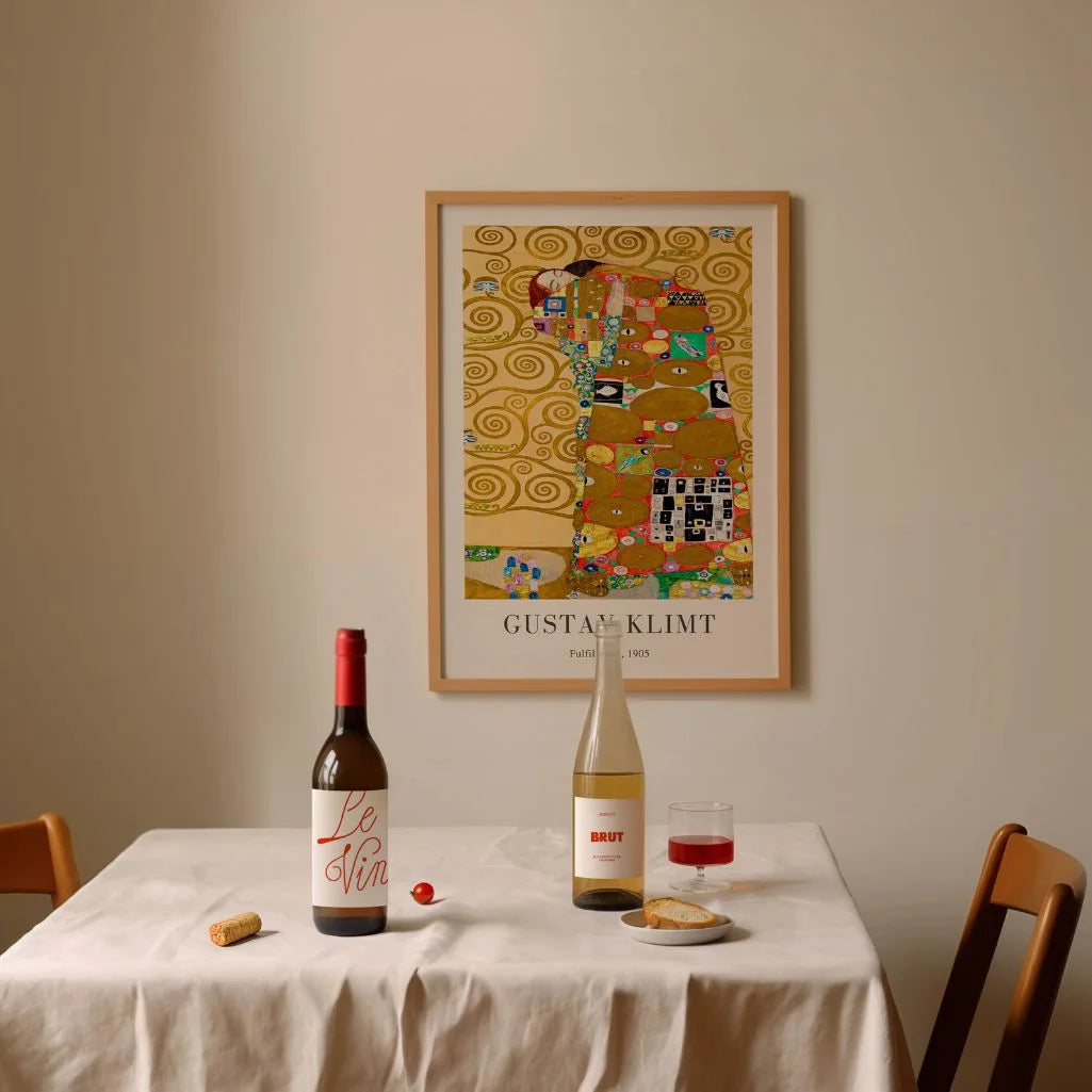 Gustav Klimt Plakat – Spełnienie (1905)
