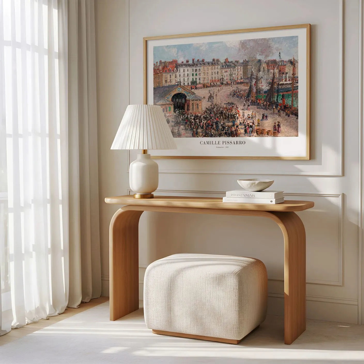 Camille Pissarro Plakat – Targ rybny (1902)