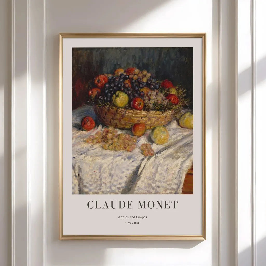 Plakat Claude Monet – Jabłka i winogrona, 1879–1880