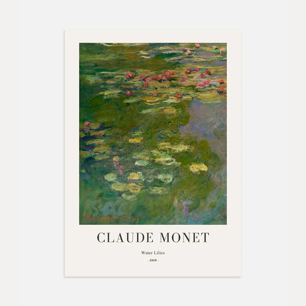 Claude Monet – Nenufary (Lilie wodne) Plakat, 1919