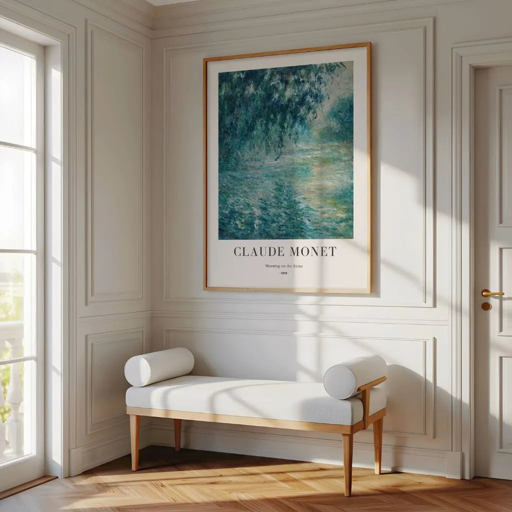 Claude Monet – Poranek nad Sekwaną (1898) Plakat