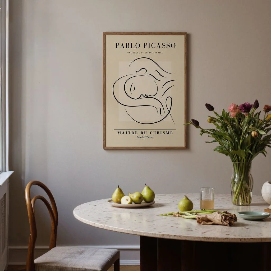 Plakat inspirowany twórczością Pablo Picasso – Miłość matki