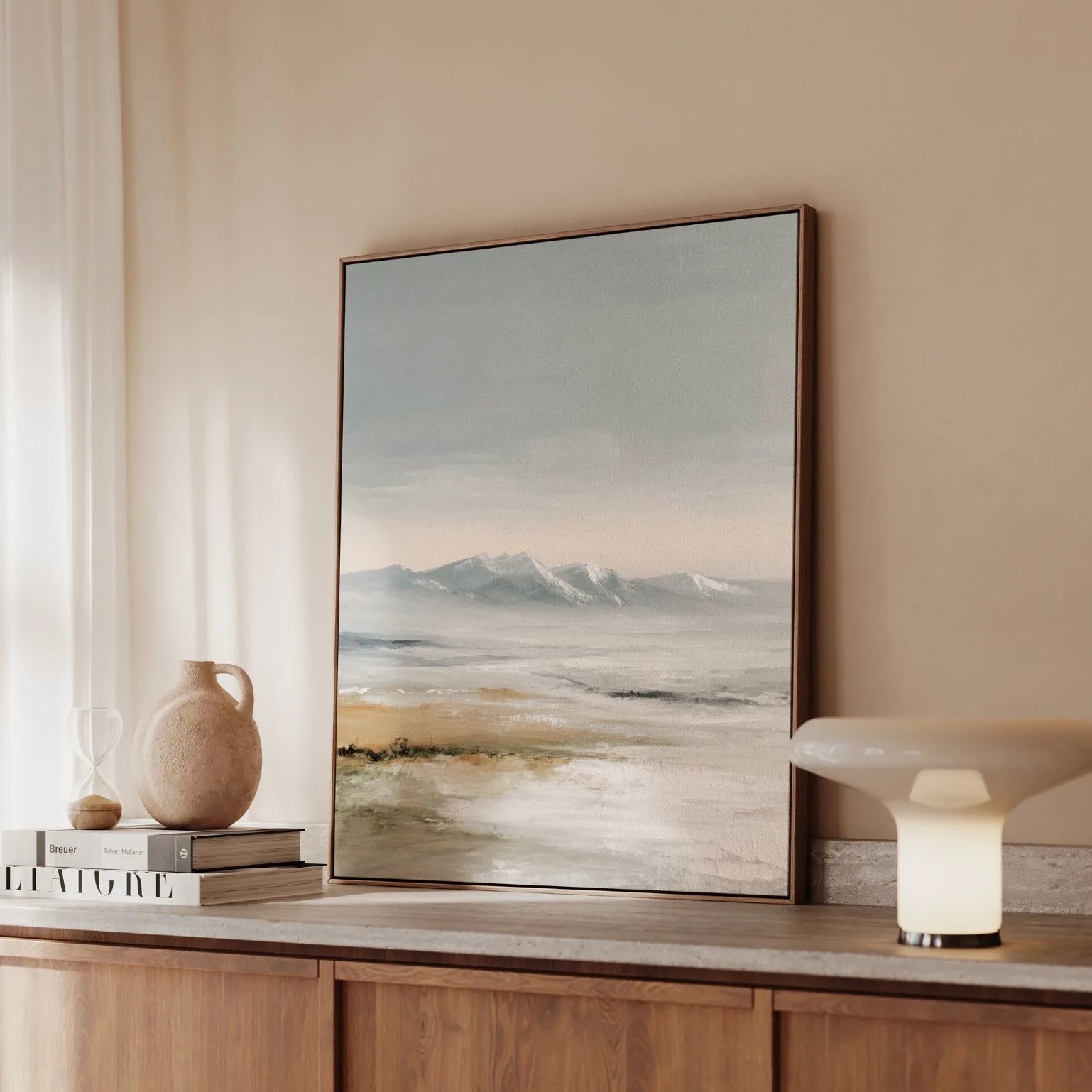 Obraz na płótnie w ramie – Szept horyzontu