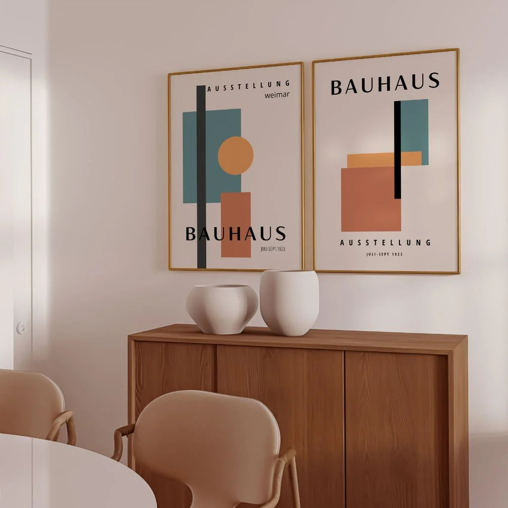 Bauhaus Formy Koloru – Zestaw 2 plakatów