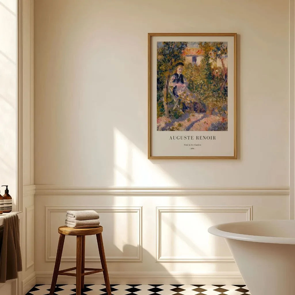 Auguste Renoir – Nini w ogrodzie Plakat