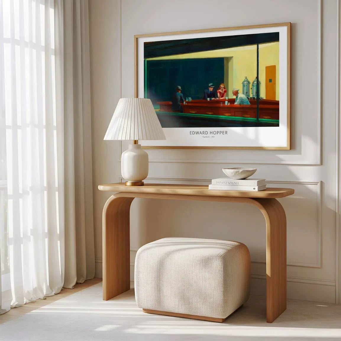 Plakat Edwarda Hoppera – Nighthawks, 1942