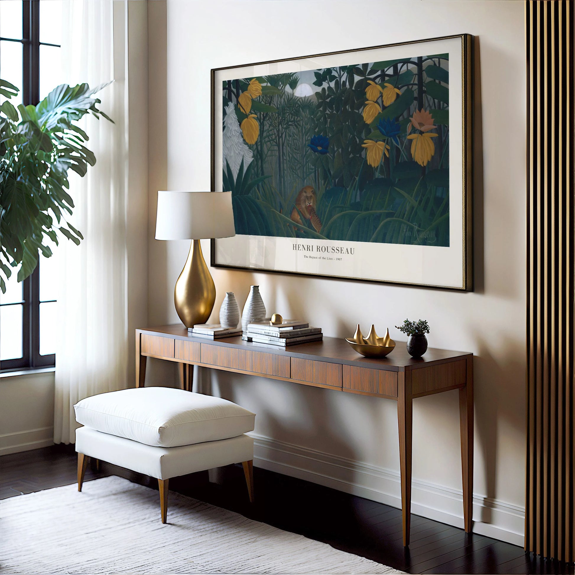 Henri Rousseau – Uczta lwa Plakat