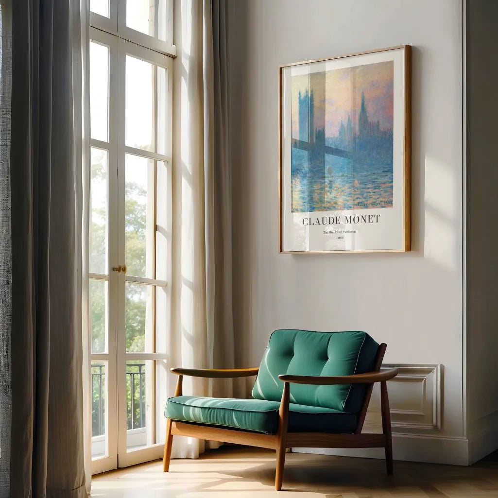 Claude Monet – Parlament w Londynie Plakat