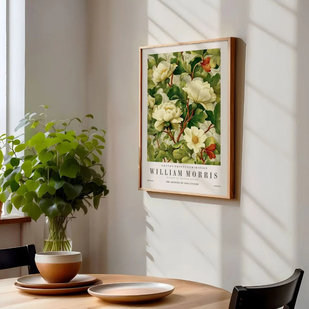 Plakat – Kremowe Kwiaty