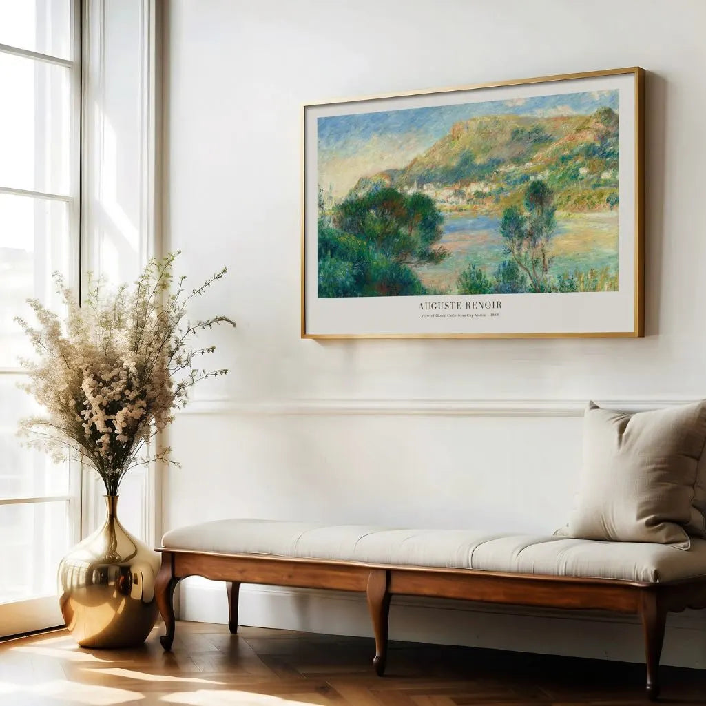 Auguste Renoir – Widok na Menton Plakat