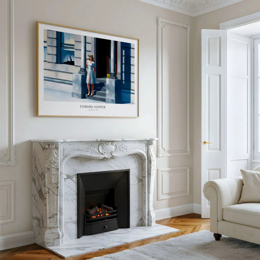 Edward Hopper Plakat – Lato, 1943 (Format Poziomy)