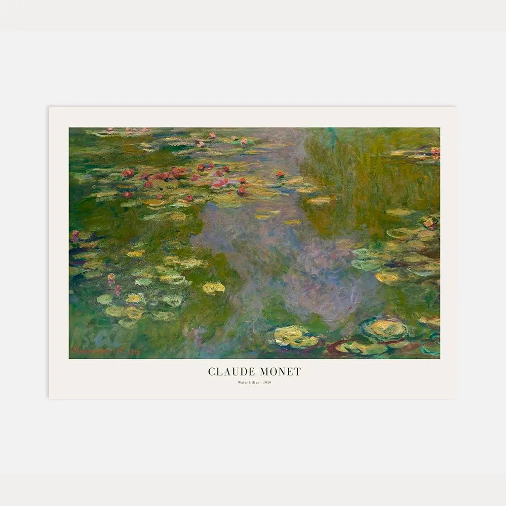Claude Monet – Nenufary Plakat, 1919