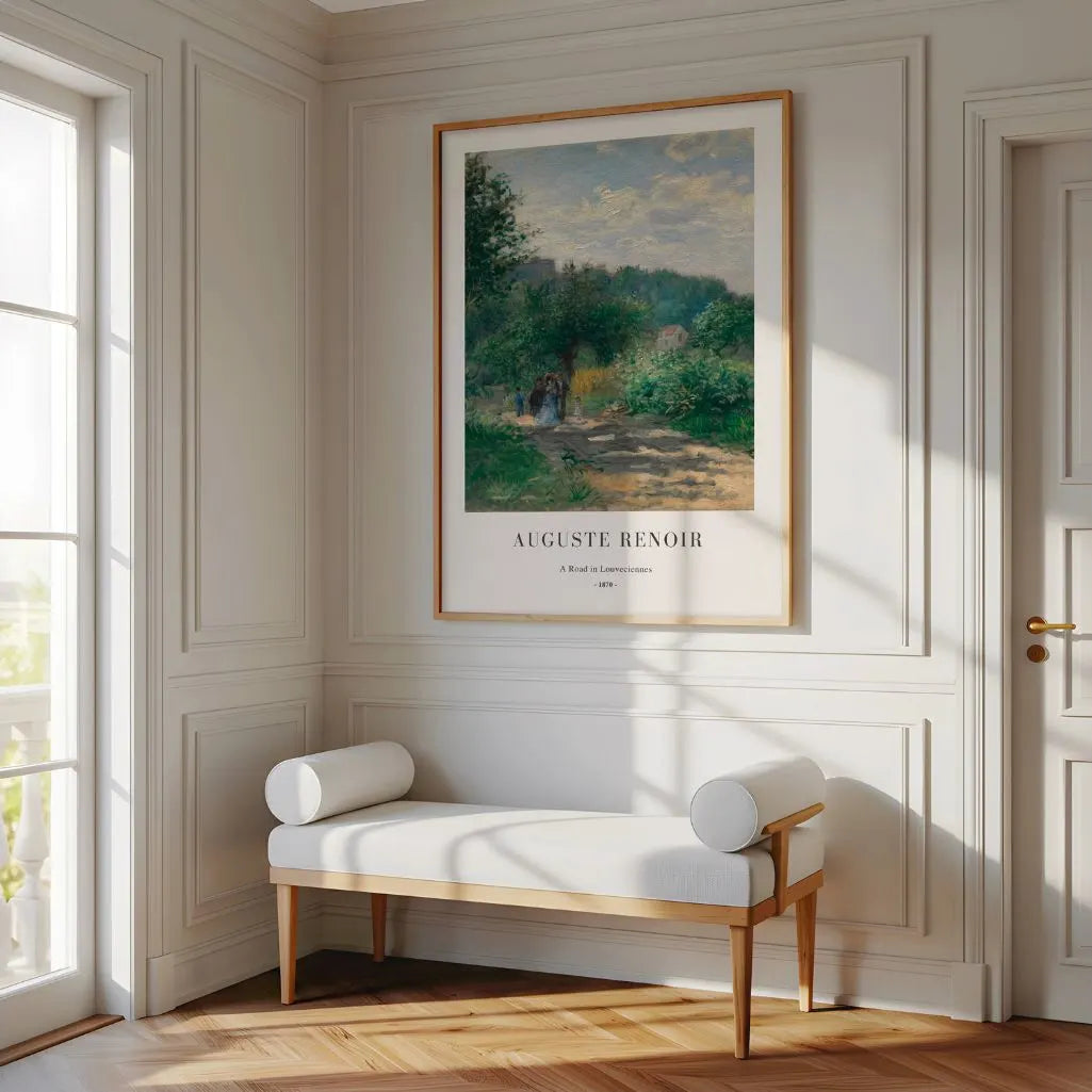 Auguste Renoir – Droga w Louveciennes Plakat