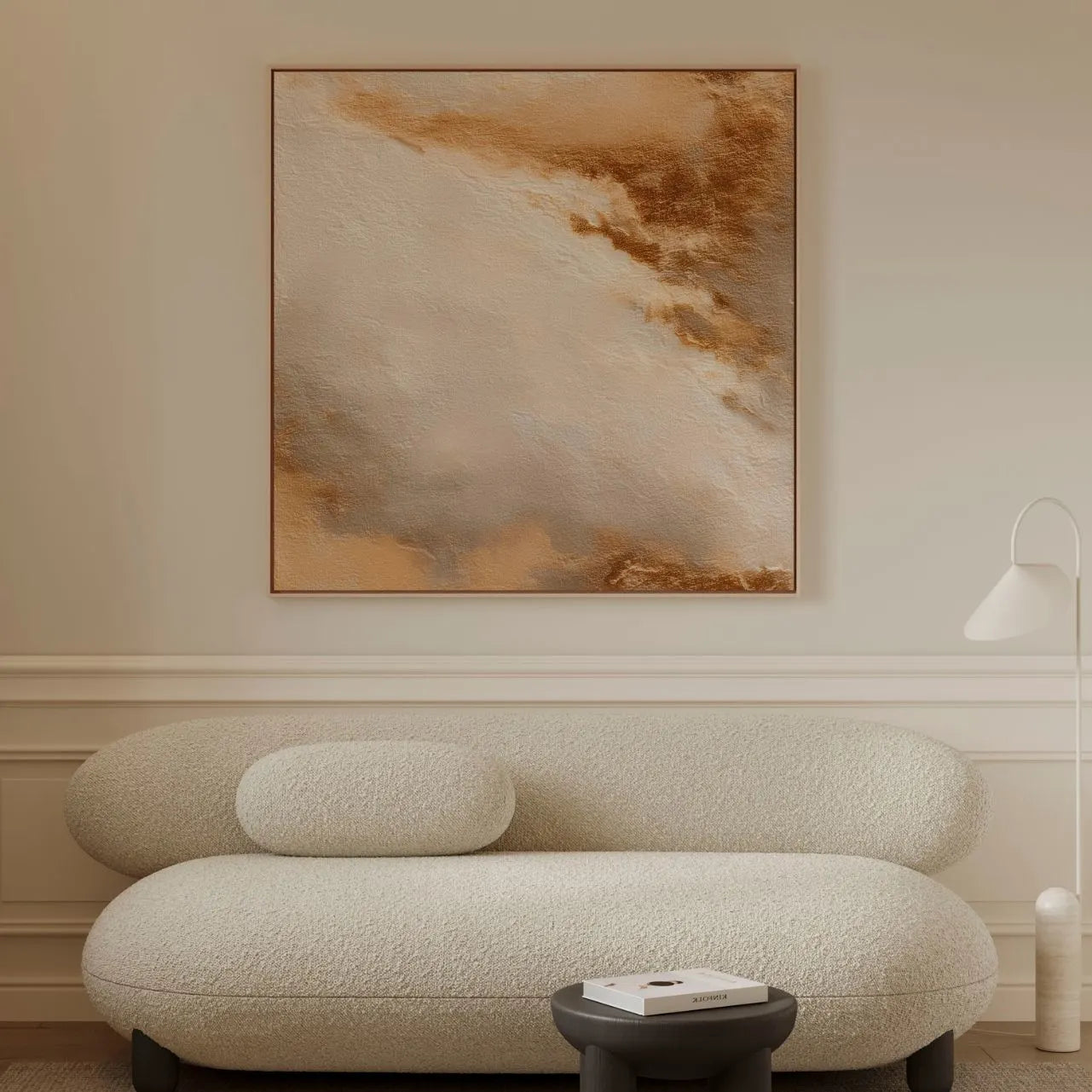 Obraz na płótnie w ramie – Oddech piasku