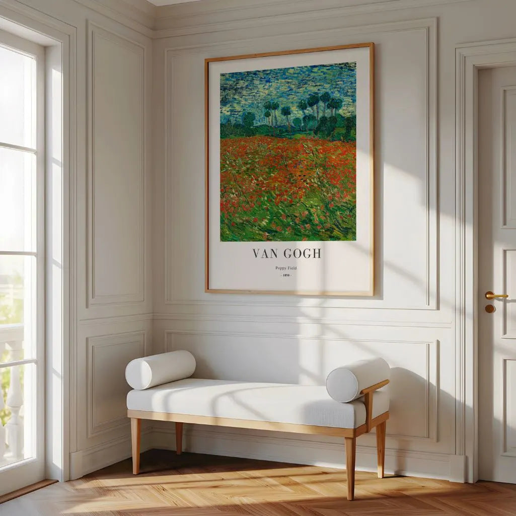 Plakat Van Gogha – Pole maków, 1890