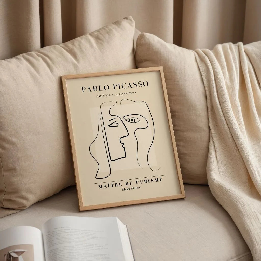 Plakat inspirowany twórczością Pablo Picasso – Dialog dusz