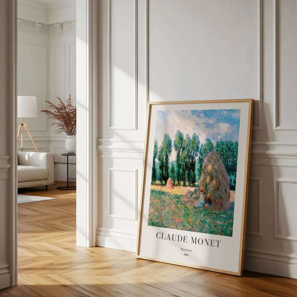 Plakat Claude Monet – Stogi siana, 1885