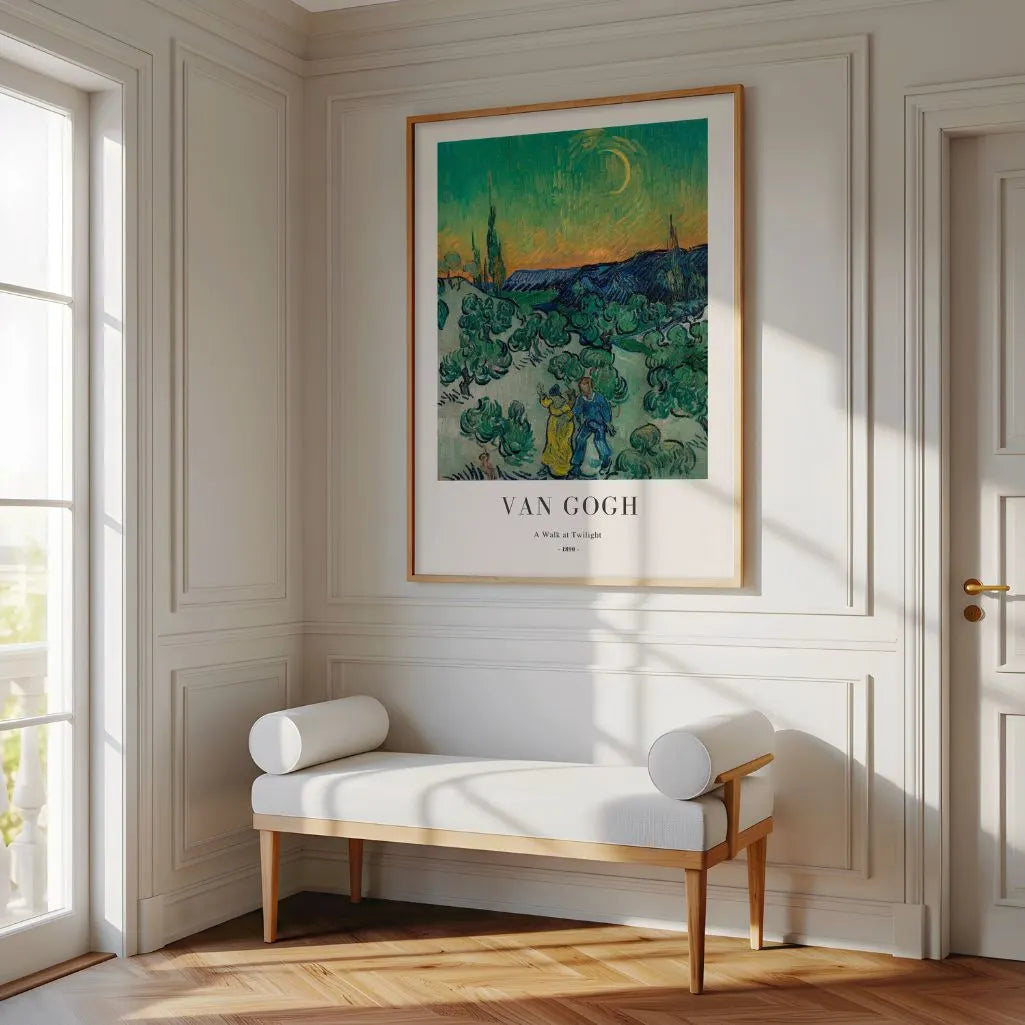 Plakat Vincent van Gogh – Spacer o zmierzchu