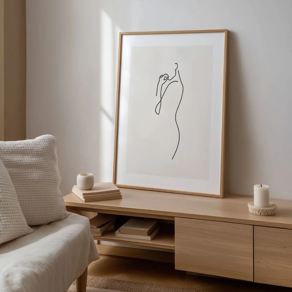 Plakat – Delikatna sylwetka