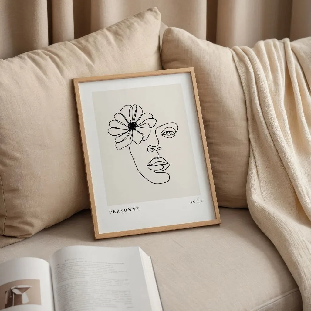 Plakat – Kwiatowa twarz