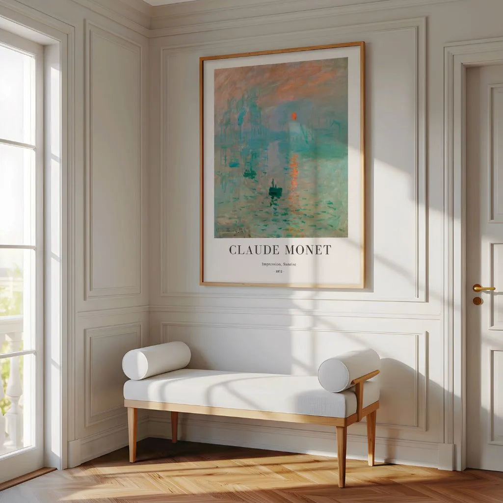 Claude Monet – Impresja, wschód słońca Plakat