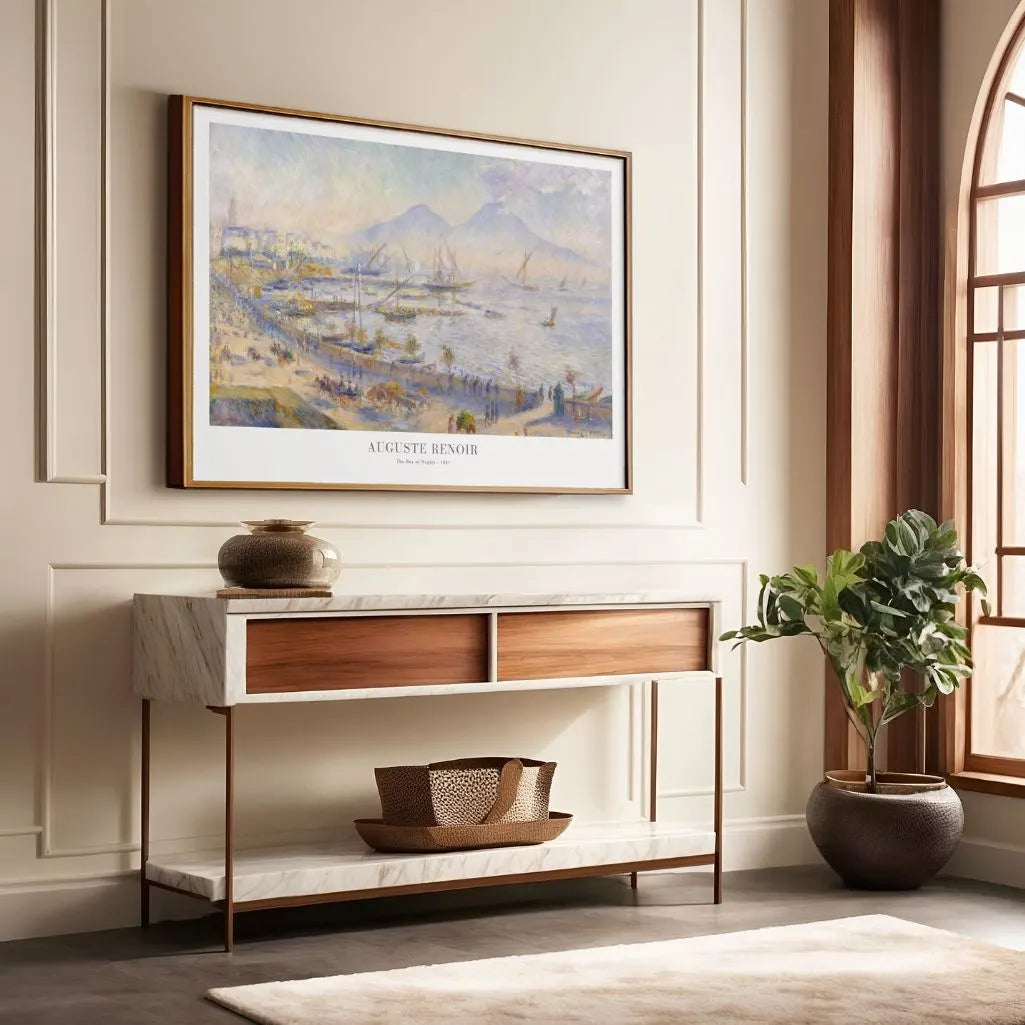 Auguste Renoir – Zatoka Neapolitańska Plakat