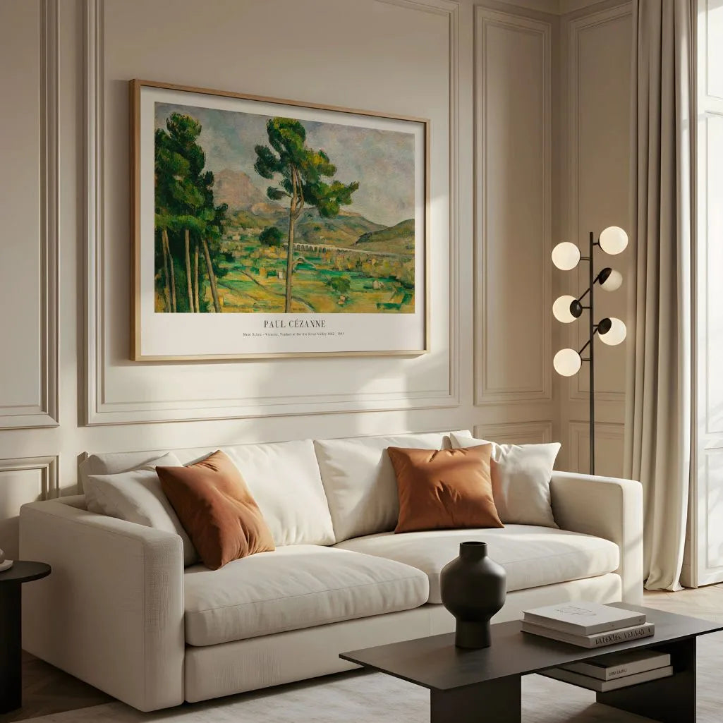 Paul Cézanne – Mont Sainte-Victoire, wiadukt w dolinie rzeki Arc Plakat