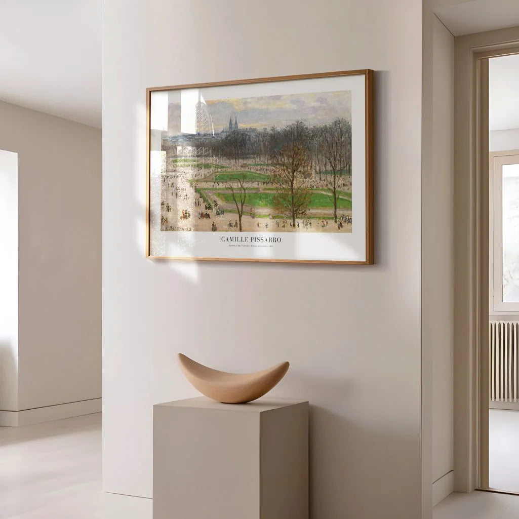 Camille Pissarro Plakat – Ogród Tuileries, zimowe popołudnie (1899)