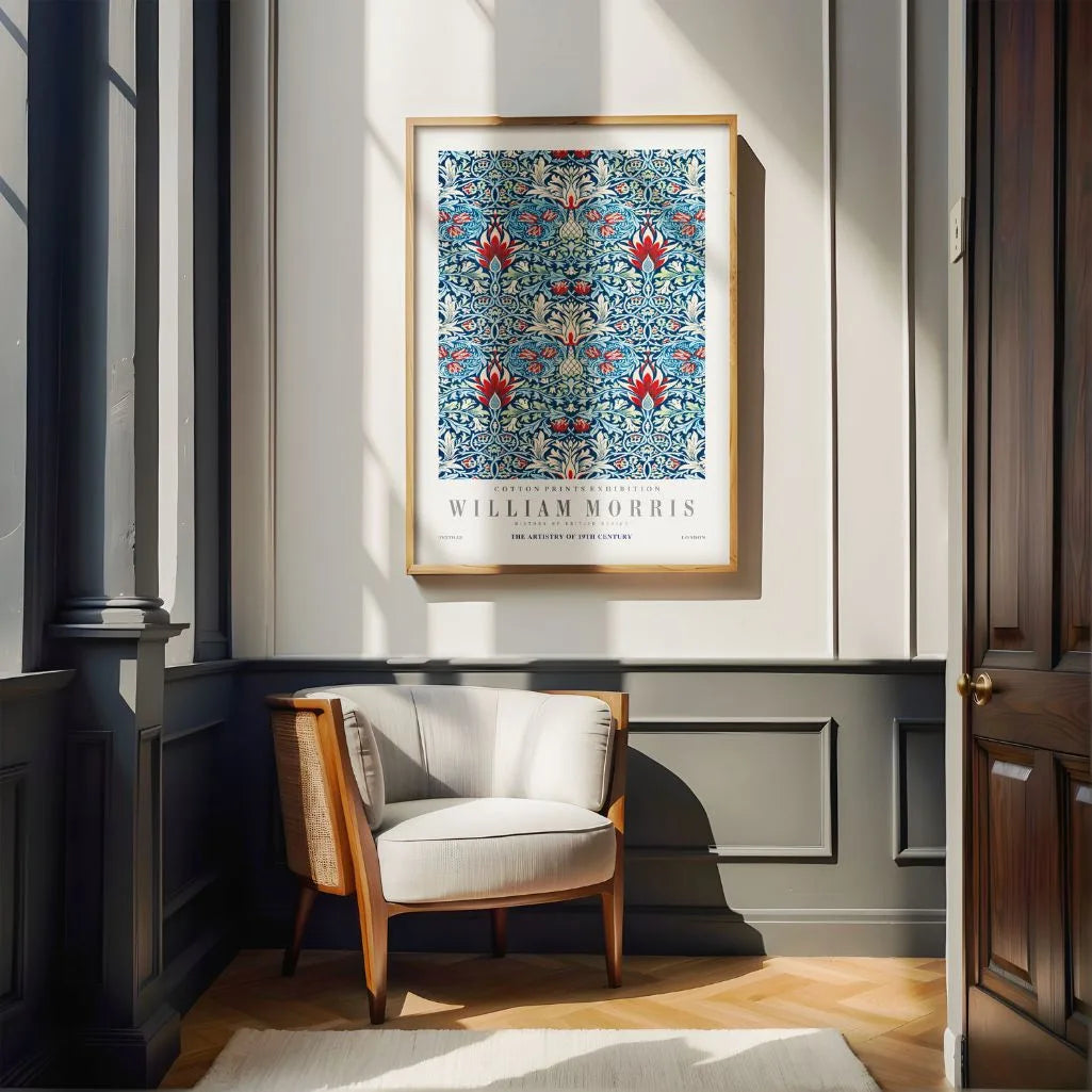 Plakat – Niebieski ogród