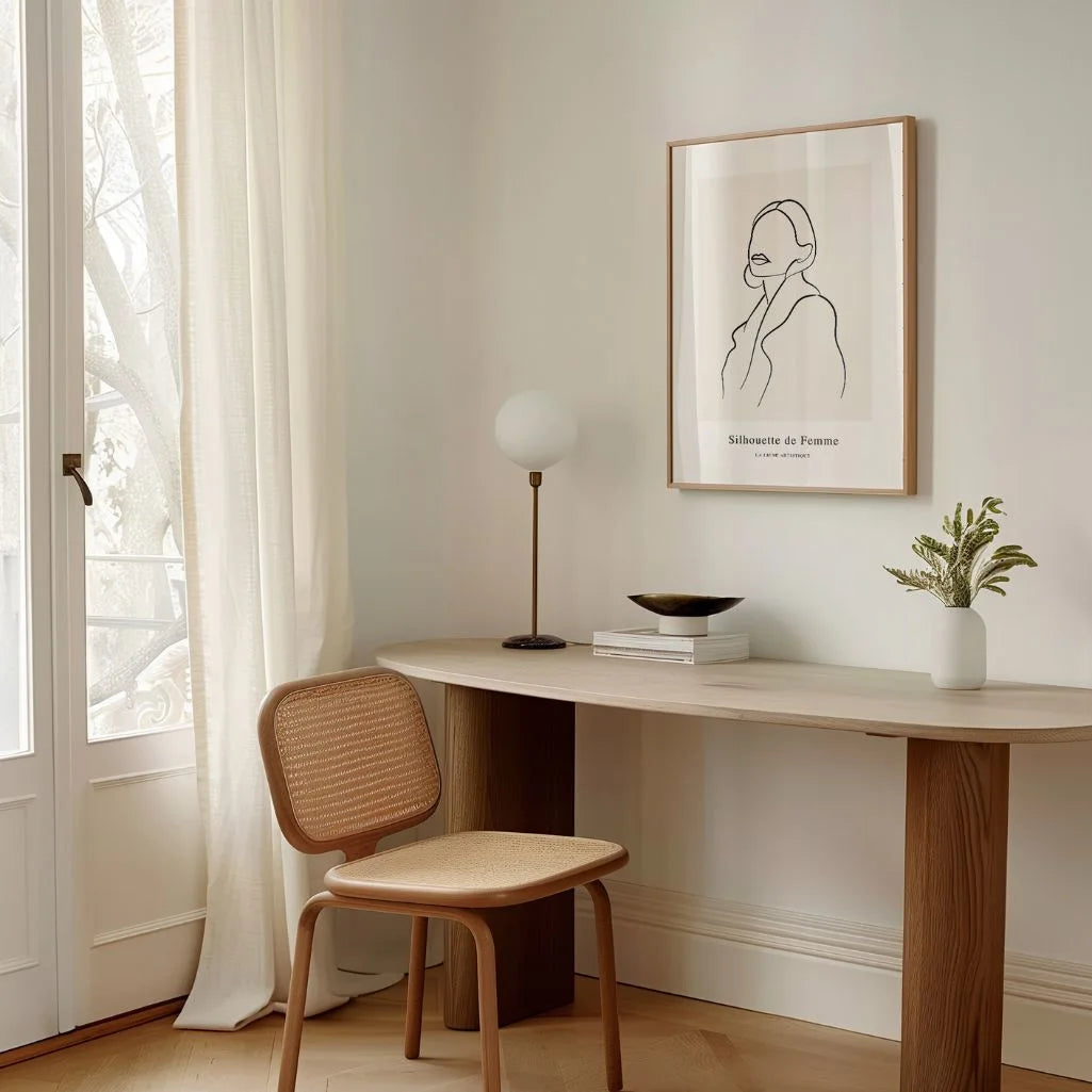 Plakat – Elegancka kobieta w płaszczu