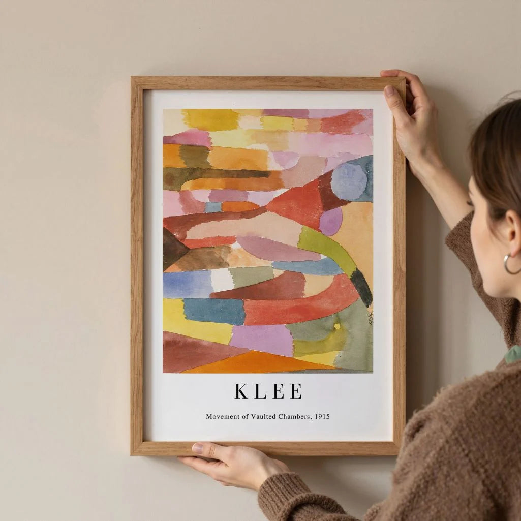 Paul Klee Plakat – Abstrakcyjna architektura, 1915