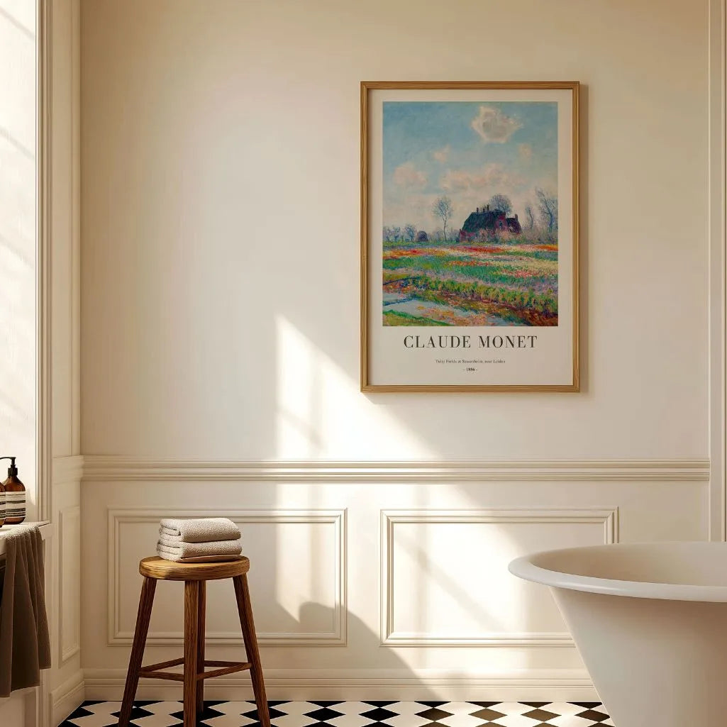 Claude Monet – Pola tulipanów w Sassenheim (koło Lejdy) Plakat