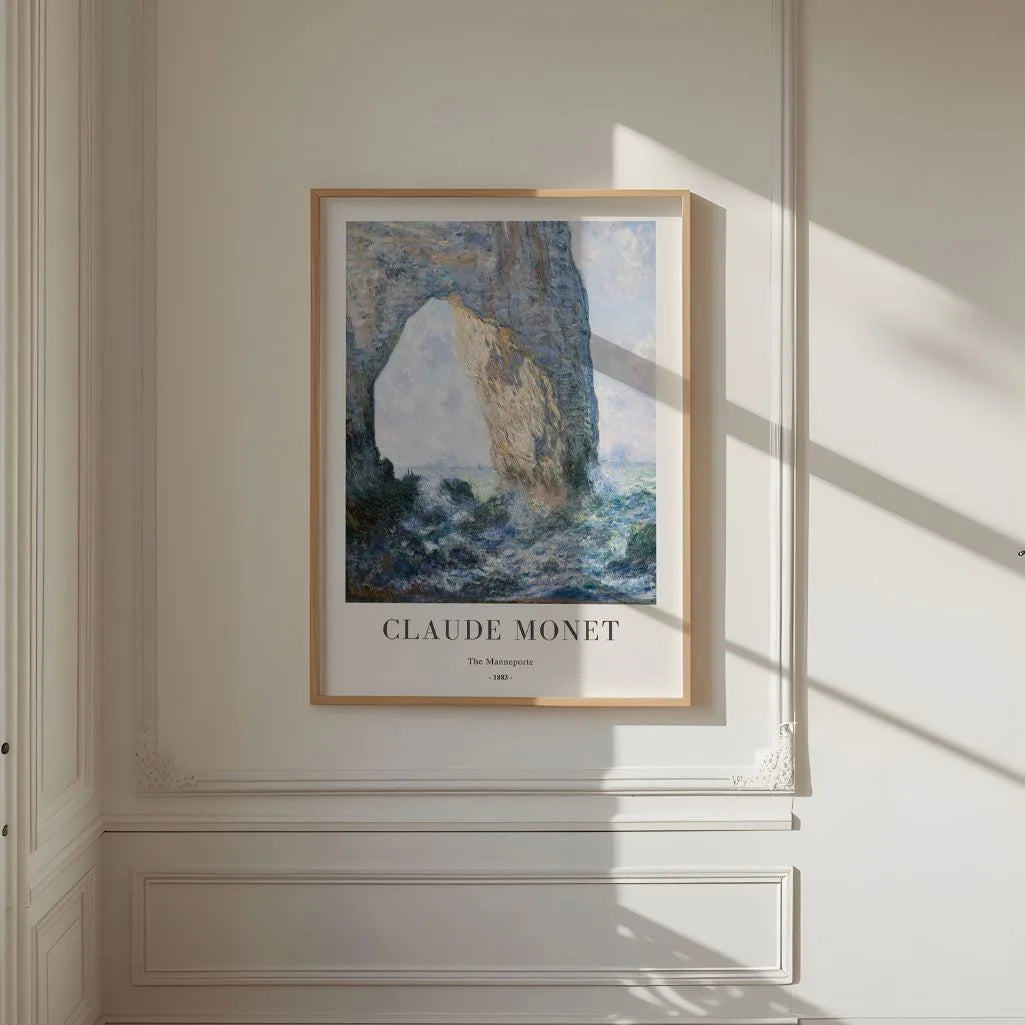 Plakat Claude Monet – The Manneporte (1883)