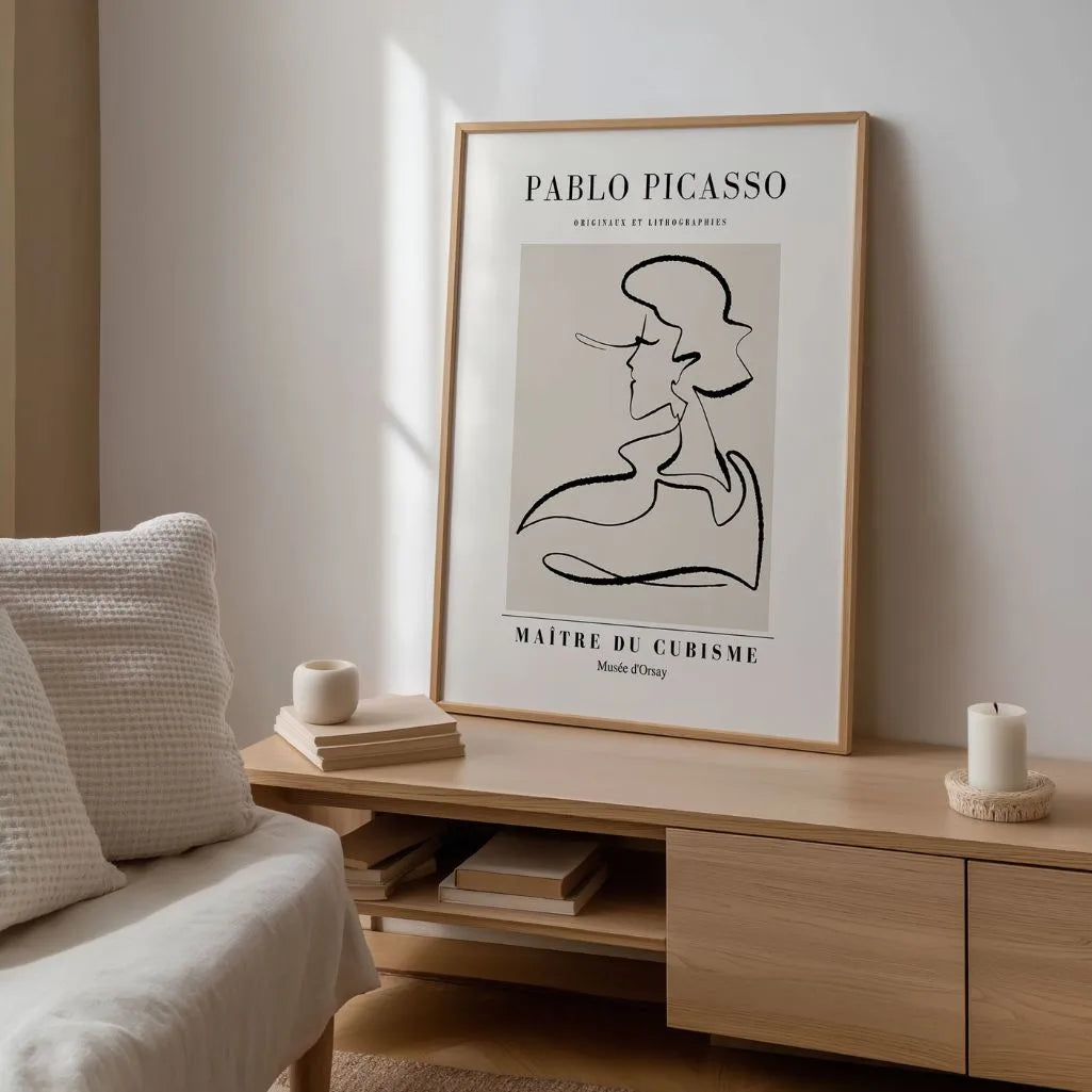 Plakat inspirowany twórczością Pablo Picasso – Profil artysty