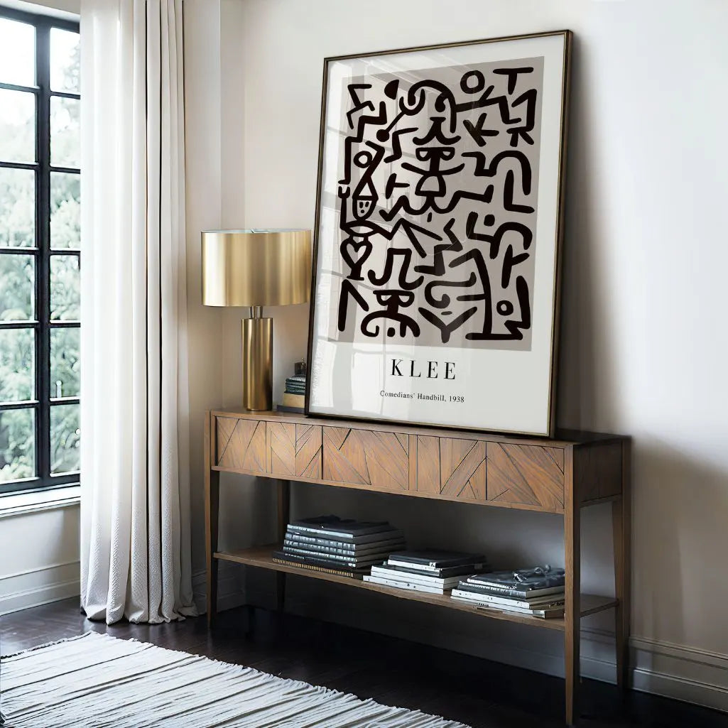 Paul Klee Plakat – Ulotka komediantów, 1938