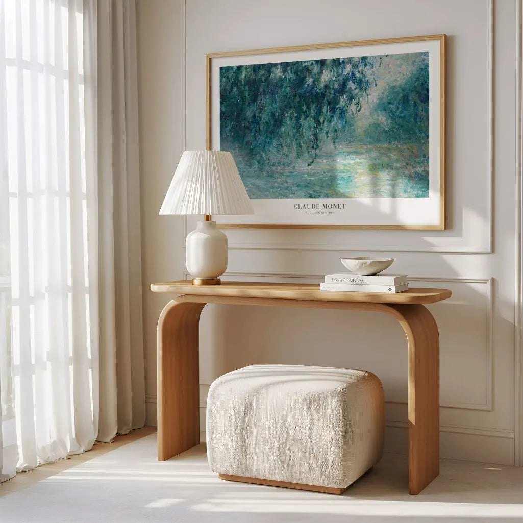 Claude Monet – Poranek nad Sekwaną (1898) Plakat panoramiczny