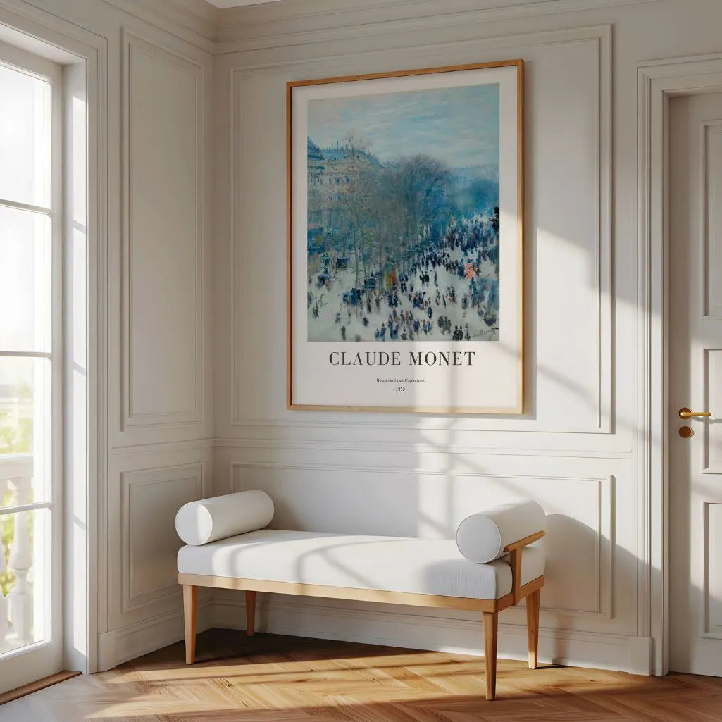 Claude Monet – Boulevard des Capucines (1873) Plakat