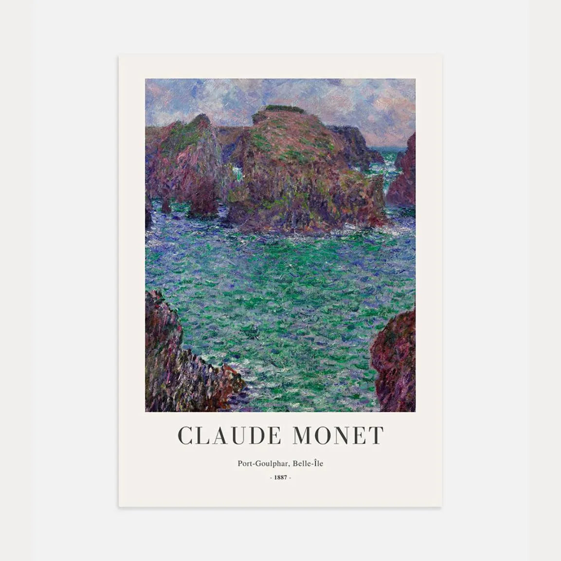 Plakat Claude Monet – Port-Goulphar, Belle-Île