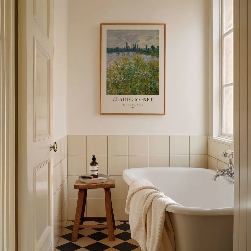 Plakat Monet – Brzegi Sekwany, Vétheuil, 1880