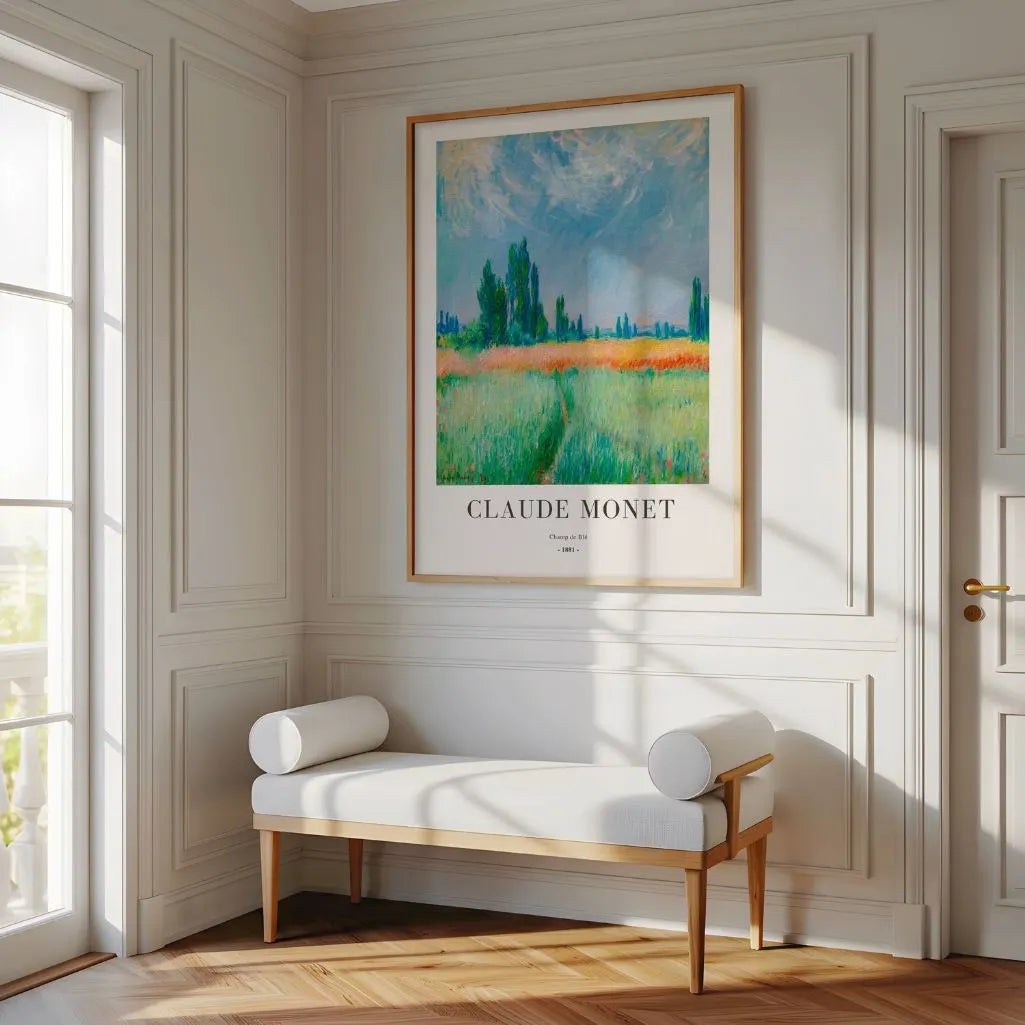 Claude Monet – Pole pszenicy Plakat