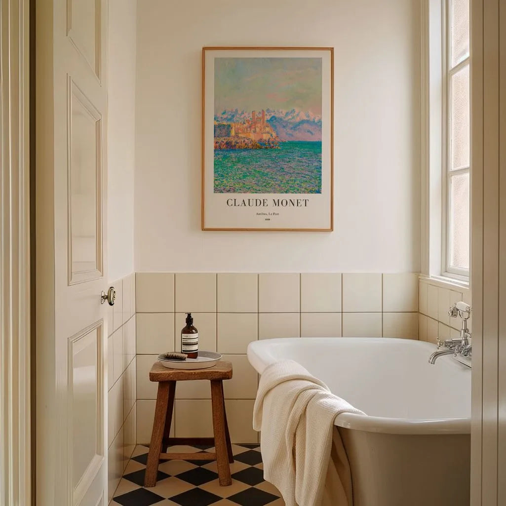 Claude Monet – Antibes, Fort Plakat