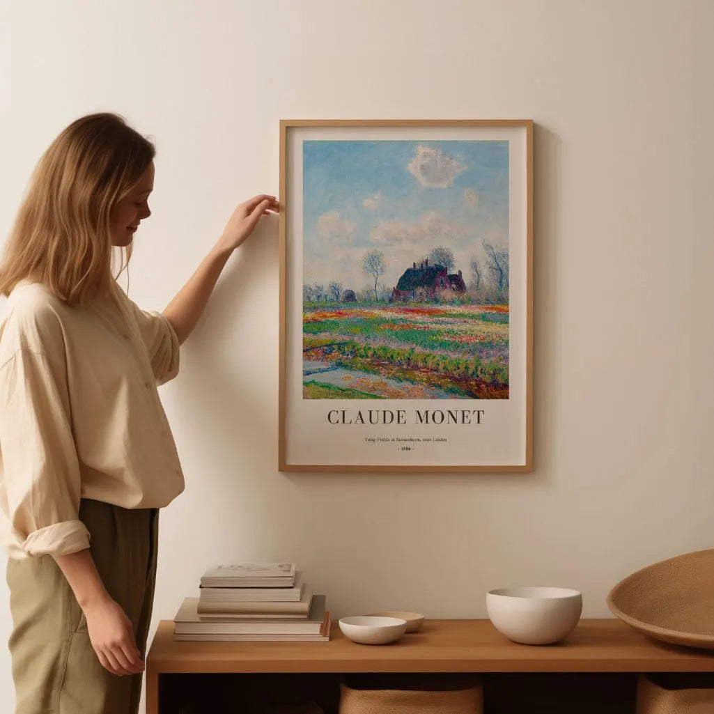 Claude Monet – Pola tulipanów w Sassenheim (koło Lejdy) Plakat