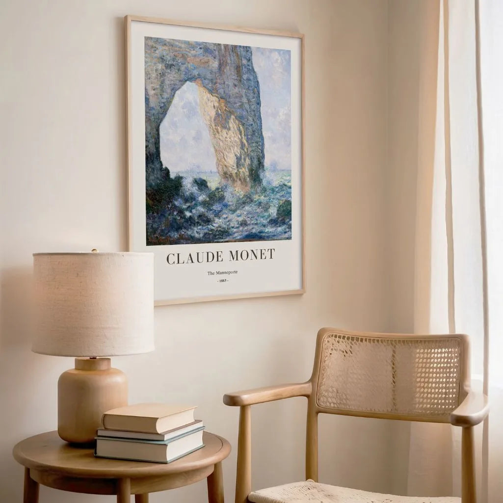 Plakat Claude Monet – The Manneporte (1883)