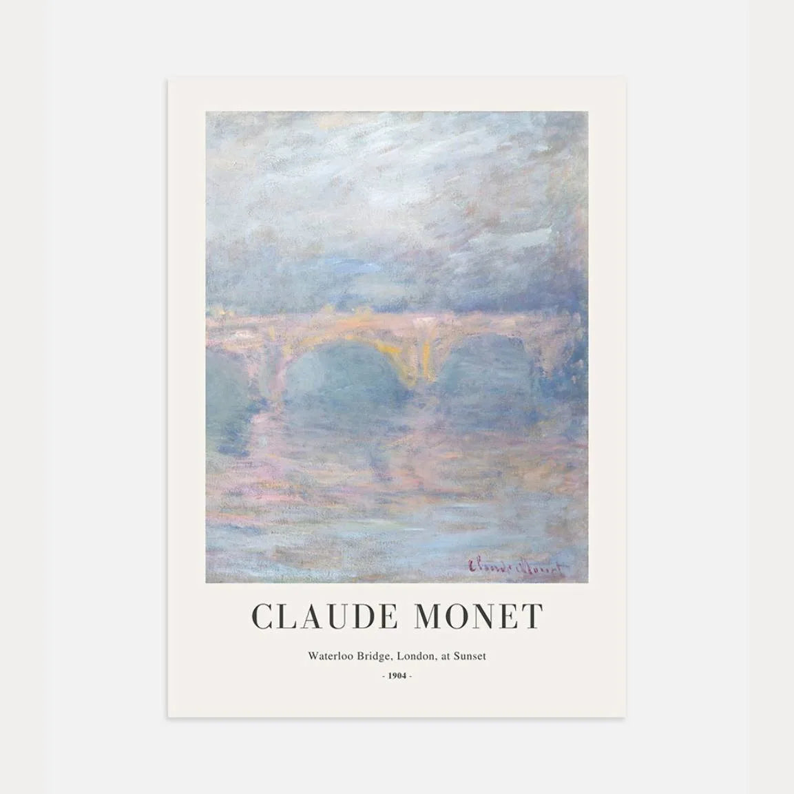 Monet Plakat Zmierzch