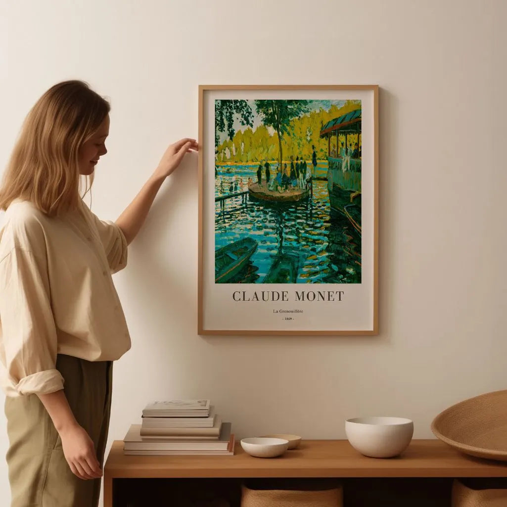 Claude Monet – Kąpielisko Żab Plakat