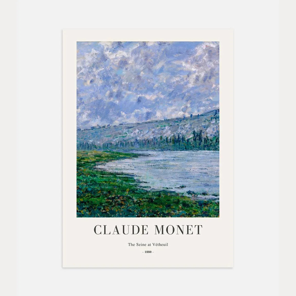 Plakat Claude Monet – Sekwana w Vétheuil